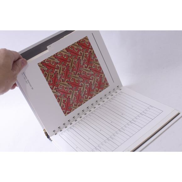 The M C Escher Address Book, Illustrated, 1988, Pomegranate, Spiral Binding, - Picture 6 of 6
